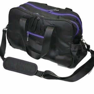 Athleta Black & Purple Yoga or Weekender Duffle Bag Like New